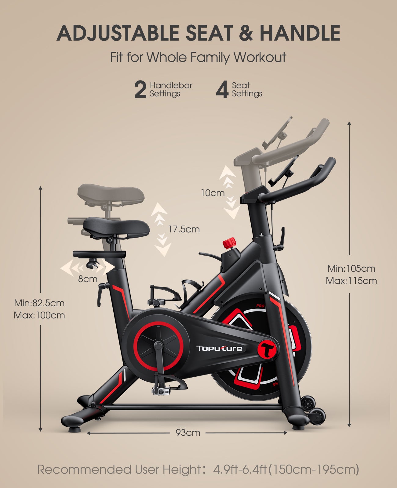 Toputure TEB1 Spin Bike