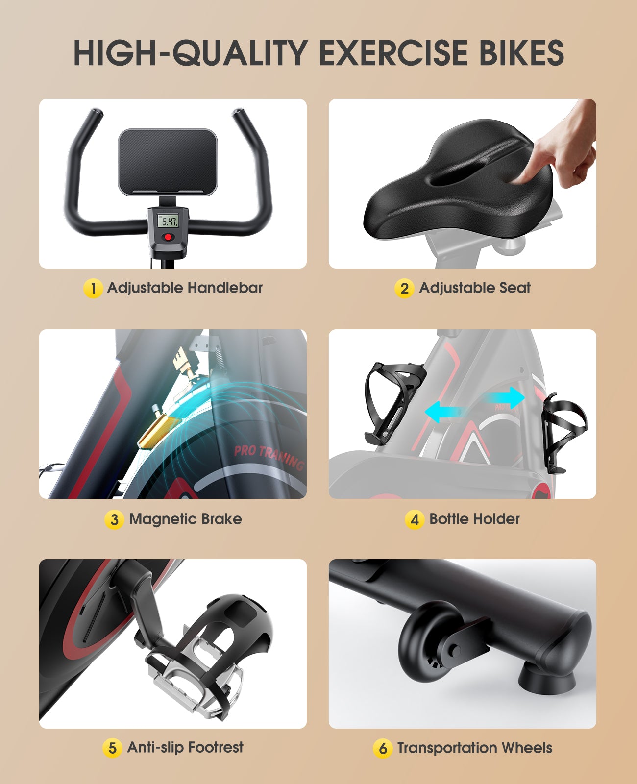 Toputure TEB1 Spin Bike