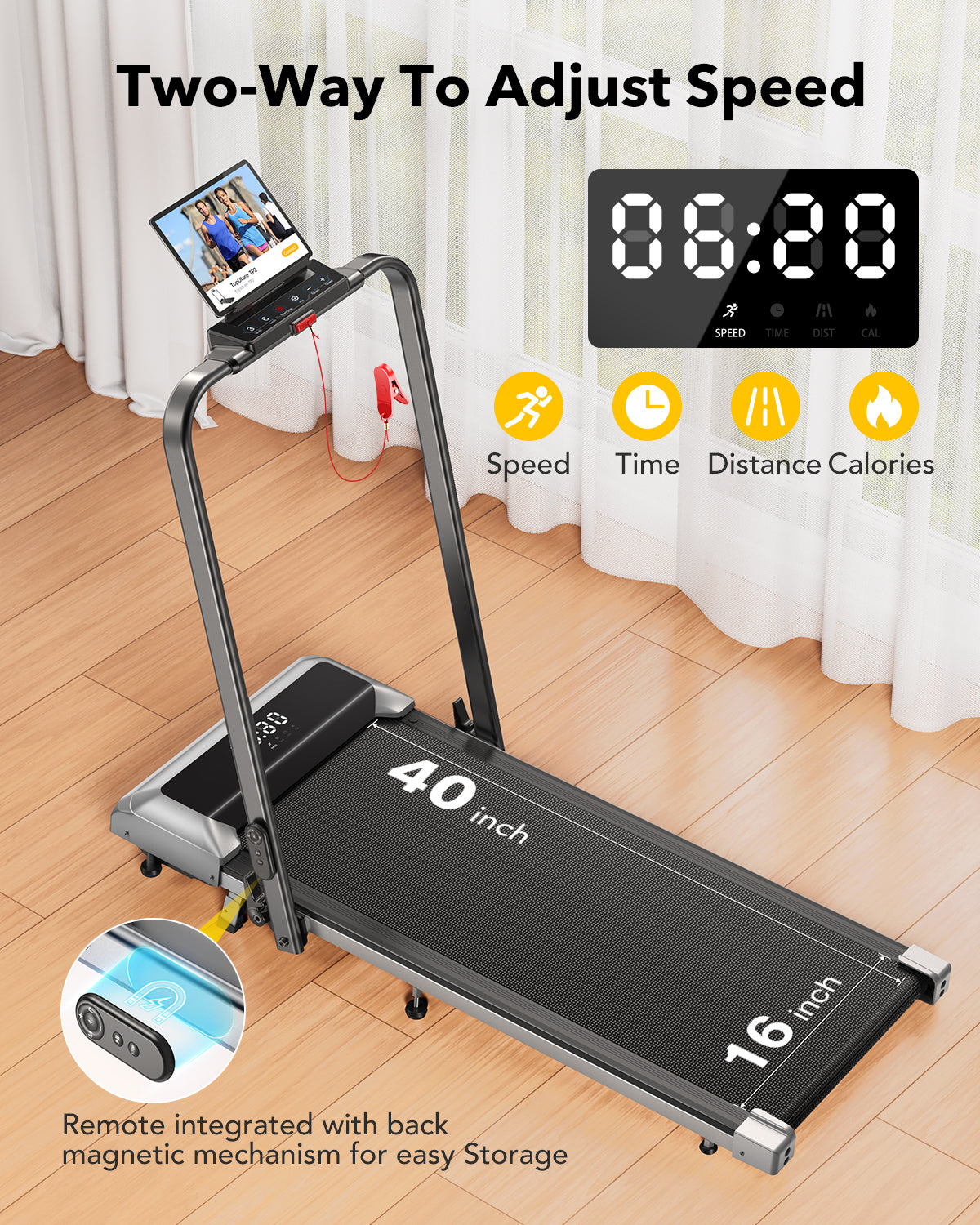 Toputure TP2 2 in 1 Foldable Walking Pad