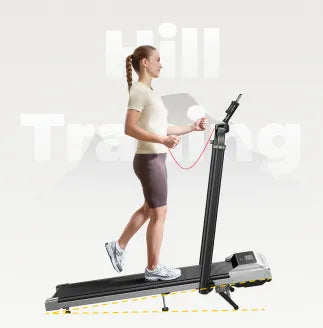 No need to go to gym; with Toputure home treadmill, you can experience professional hill training and a variety of workouts.