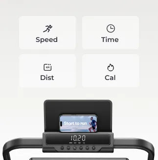 Toputure comes with built-in screen that displays exercise data in real time, ensuring you stay within a safe range