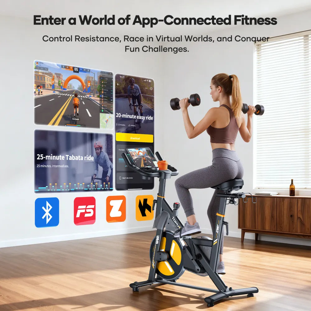 Toputure TEB5 Magnetischer Heimtrainer für Indoor-Cycling