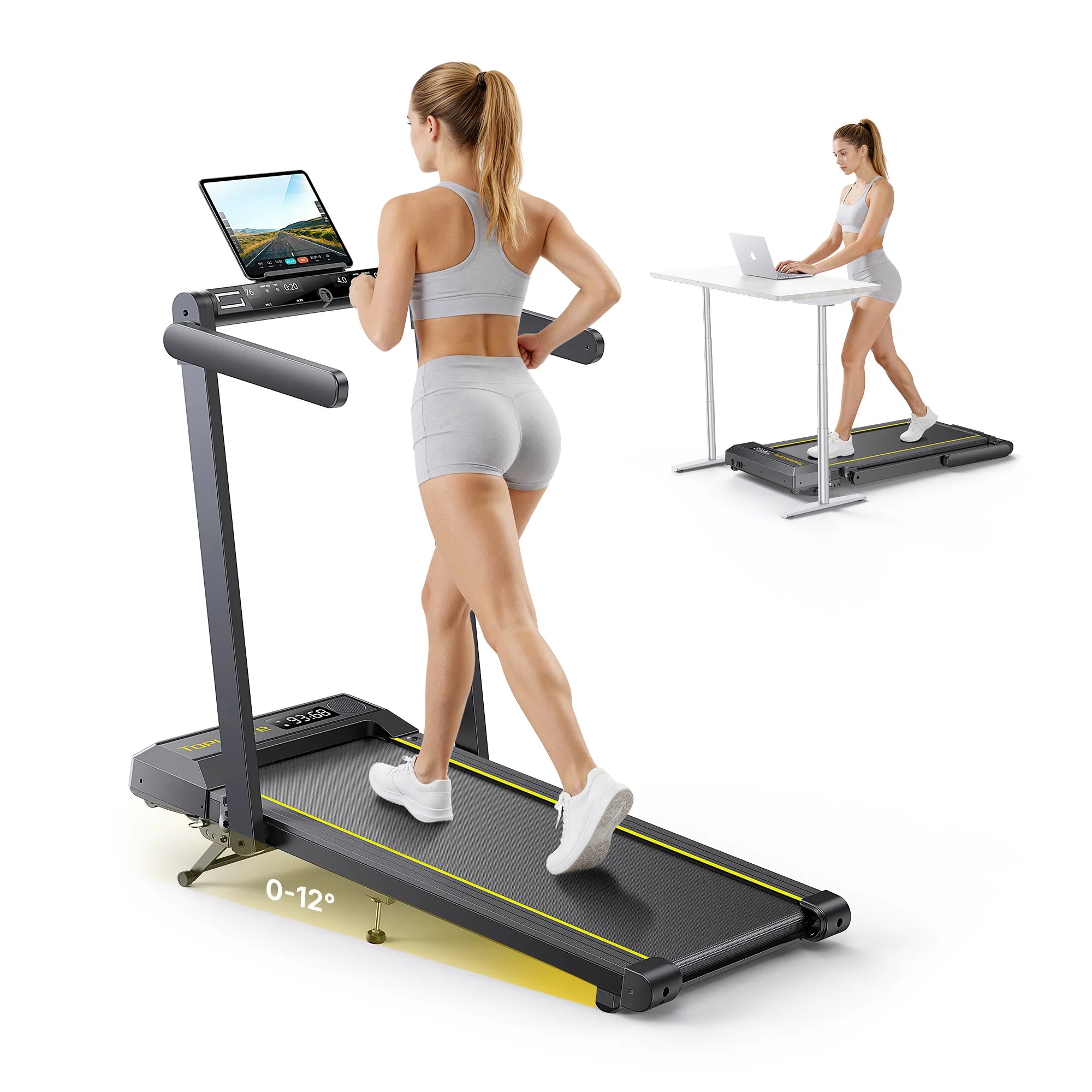 Toputure TP5 2-in-1 Foldable Treadmill