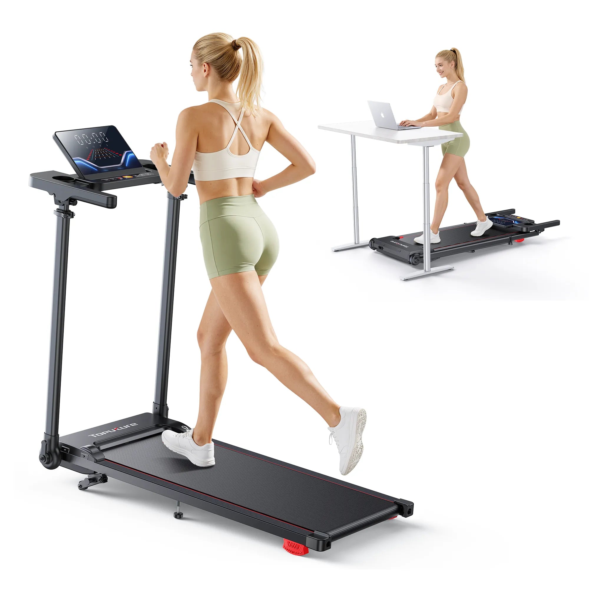 Toputure TP7 Height-Adjustable Treadmill
