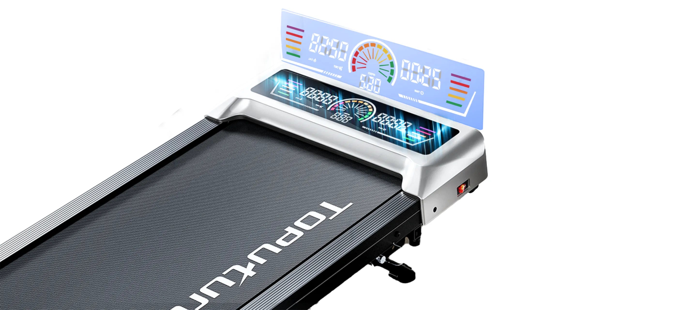 Toputure TP8 Foldable Walking Pad Treadmill with RGB LED Lighting
