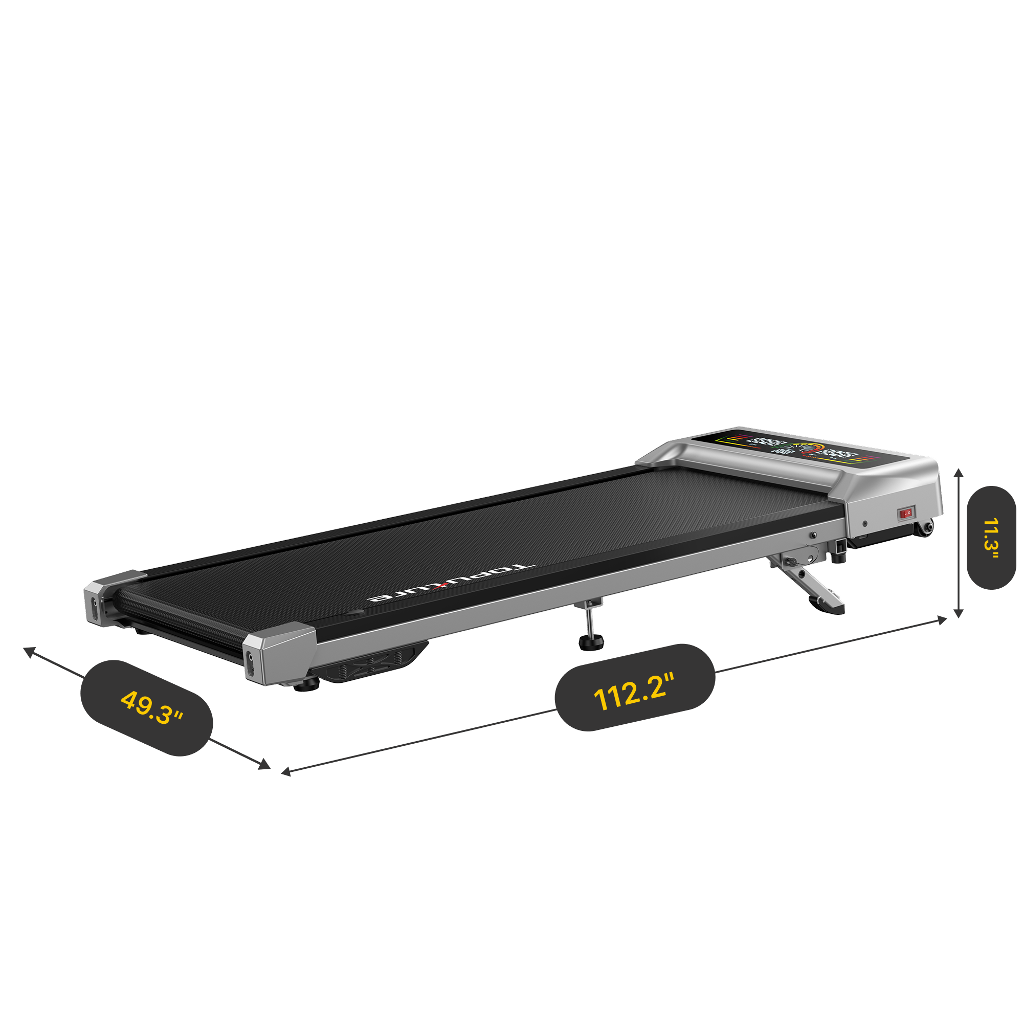 Tapis de marche sous le bureau Toputure TP8