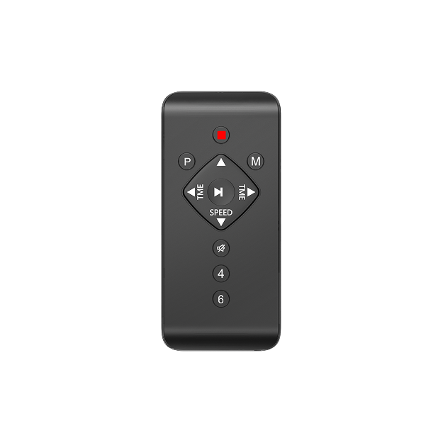 Toputure's remote control accessories come with a built-in mute function.