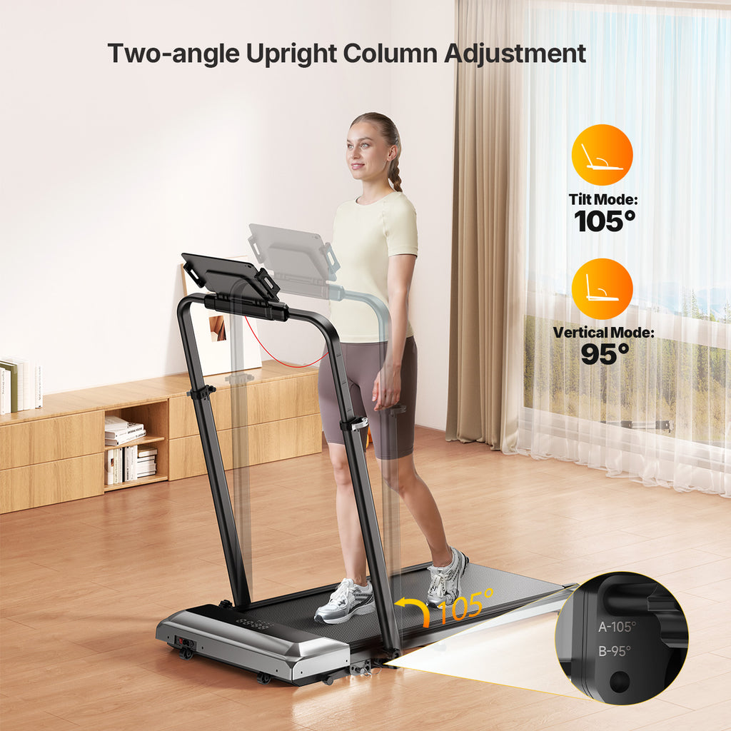 Treadmill Riser Toputure TP6 Home Treadmill with 12% Incline Adjustable Riser